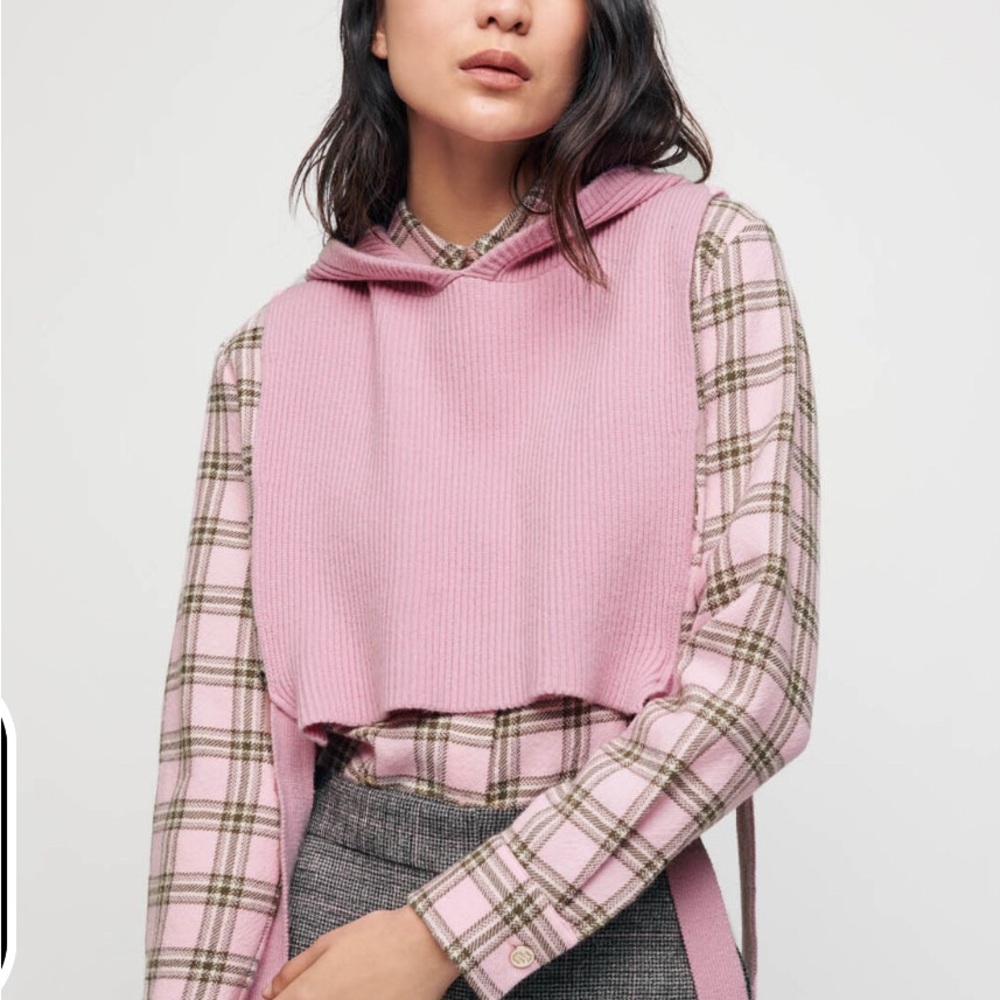 Maje side ribbon vest